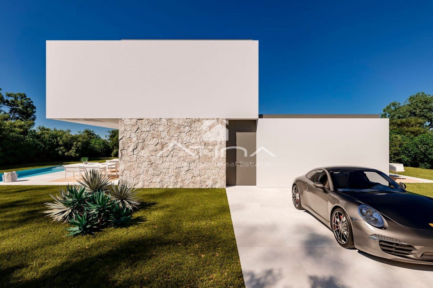 Moderna villa de 3 dormitorios en venta en Denia con licencia aprobada.