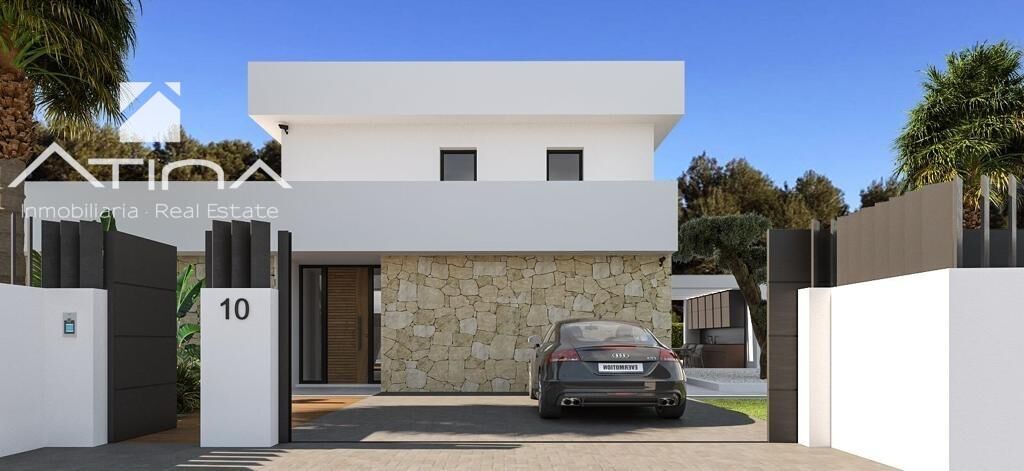 Villa moderna en proyecto con vistas al mar y a la montaña en la zona de Piver