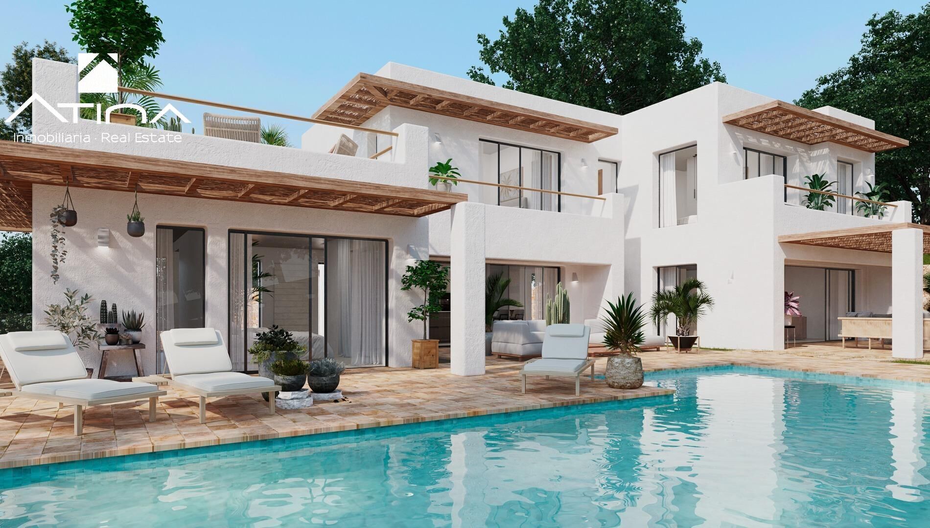 Exclusiva Villa de Estilo Mediterráneo en Jávea – Villa Maya con Jardín y Piscina Privada