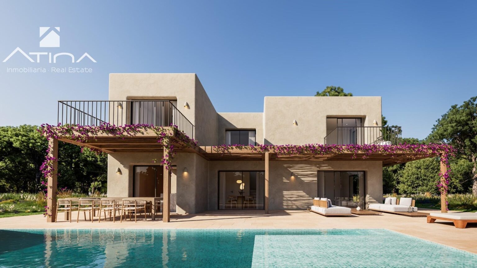 Villa Elysia en Jávea: arquitectura ibicenca