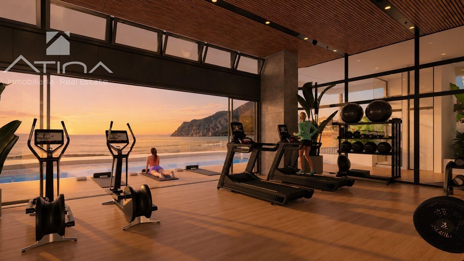 Apartamento de 3 dormitorios en primera línea de Calpe | Azure Icons