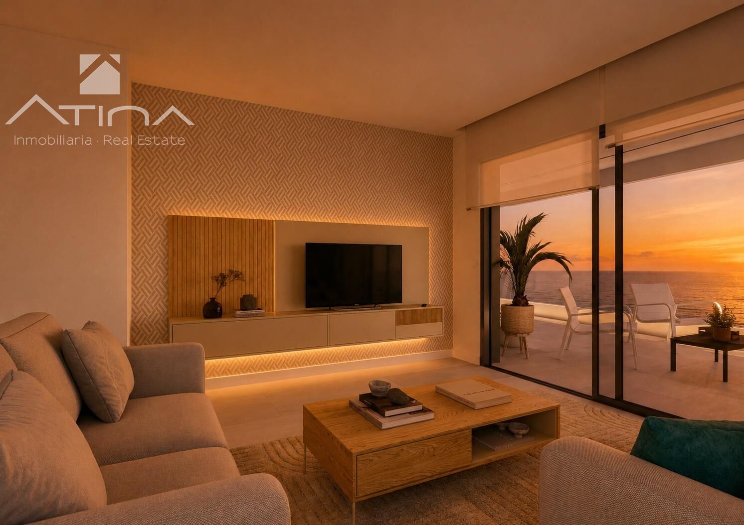 Apartamento de 3 dormitorios en primera línea de Calpe | Azure Icons