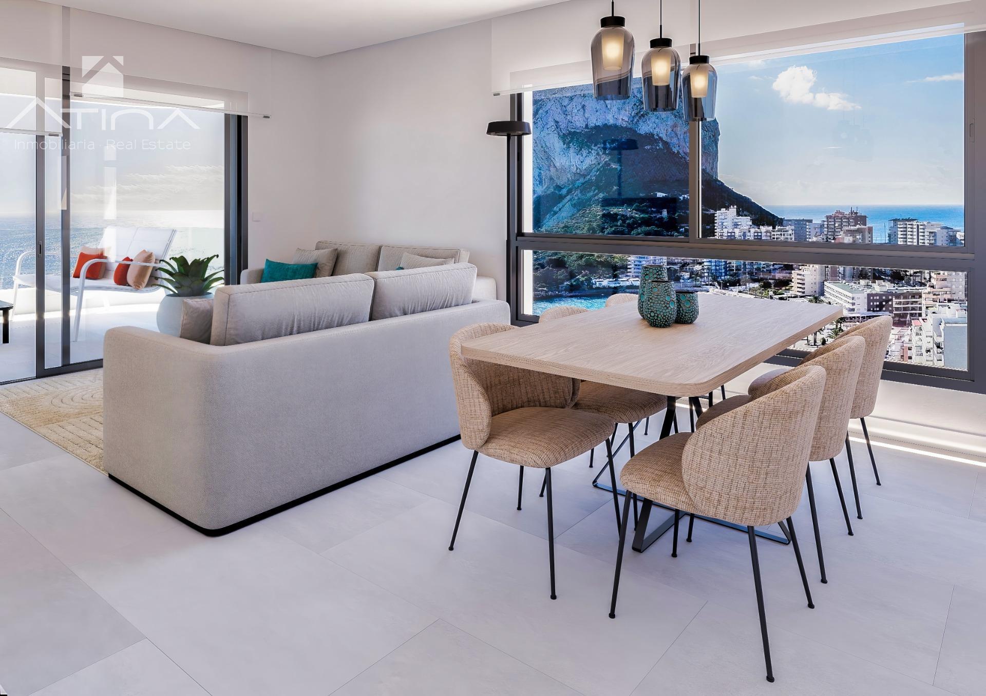 Apartamento de 3 dormitorios en primera línea de Calpe | Azure Icons