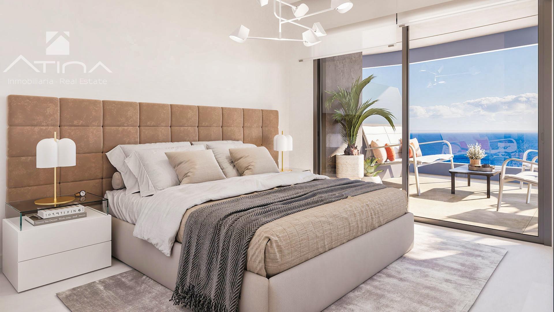 Apartamento de 3 dormitorios en primera línea de Calpe | Azure Icons